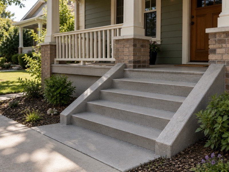 Concrete steps repair in Boulder, CO
